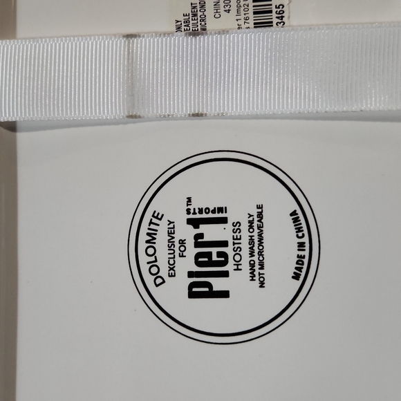 Pier1 Imports Mr and Mrs Serving Platter with Cheese Knife - Picture 9 of 9